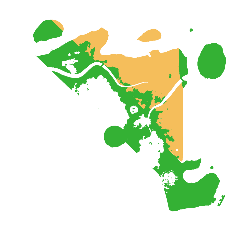 Biome Rust Map: Procedural Map, Size: 3000, Seed: 12536