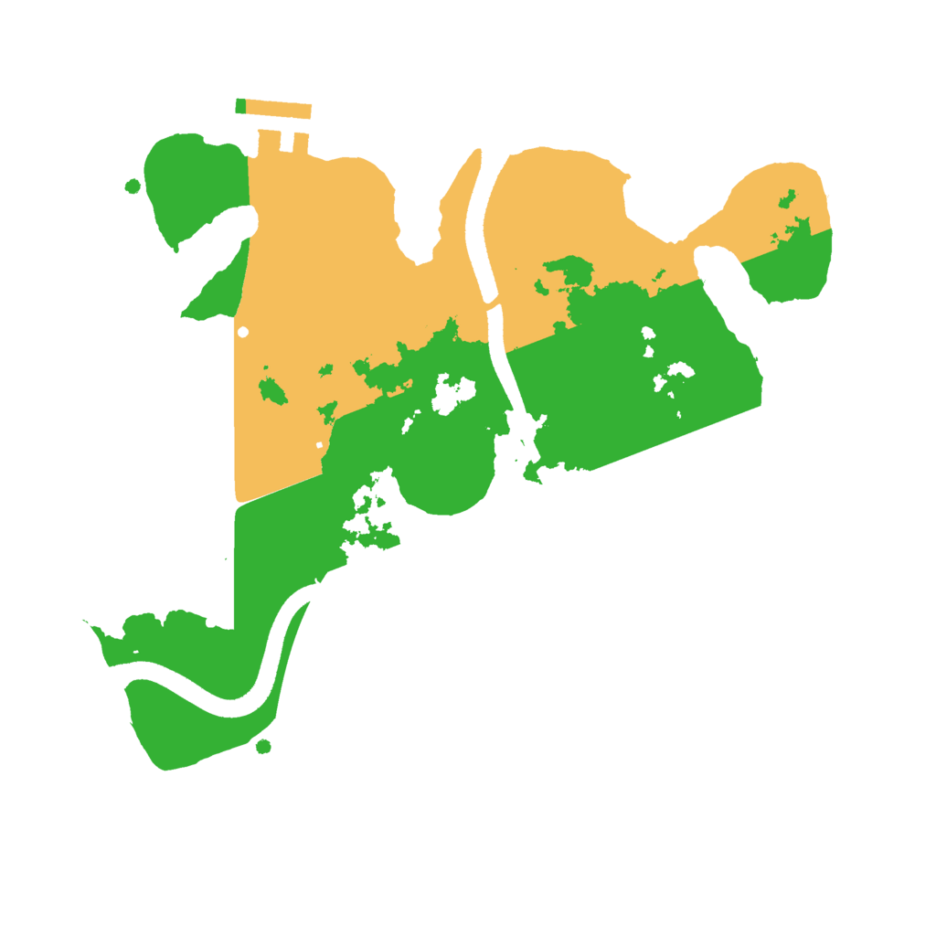 Biome Rust Map: Procedural Map, Size: 2500, Seed: 1174516944