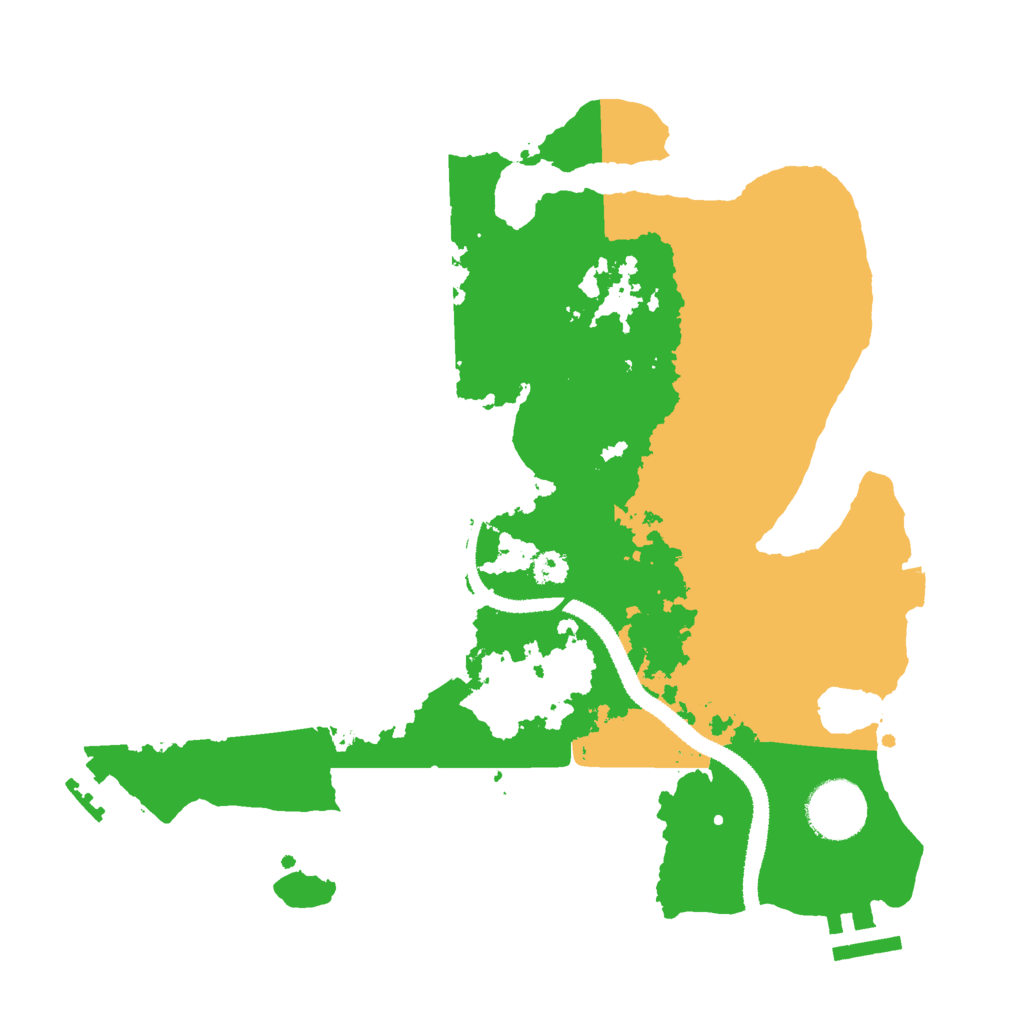 Biome Rust Map: Procedural Map, Size: 3000, Seed: 697383978