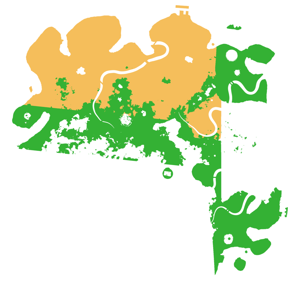 Biome Rust Map: Procedural Map, Size: 4500, Seed: 2079844437