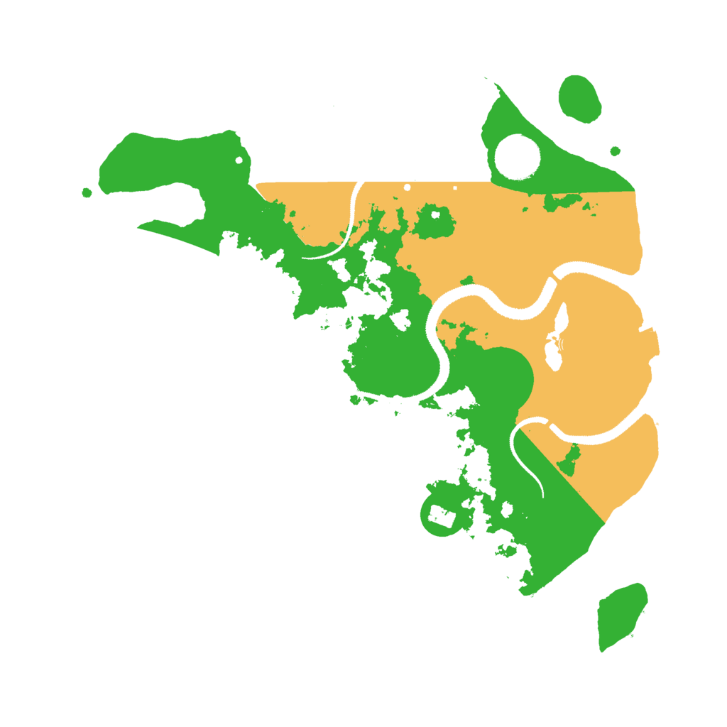 Biome Rust Map: Procedural Map, Size: 3000, Seed: 1646626577