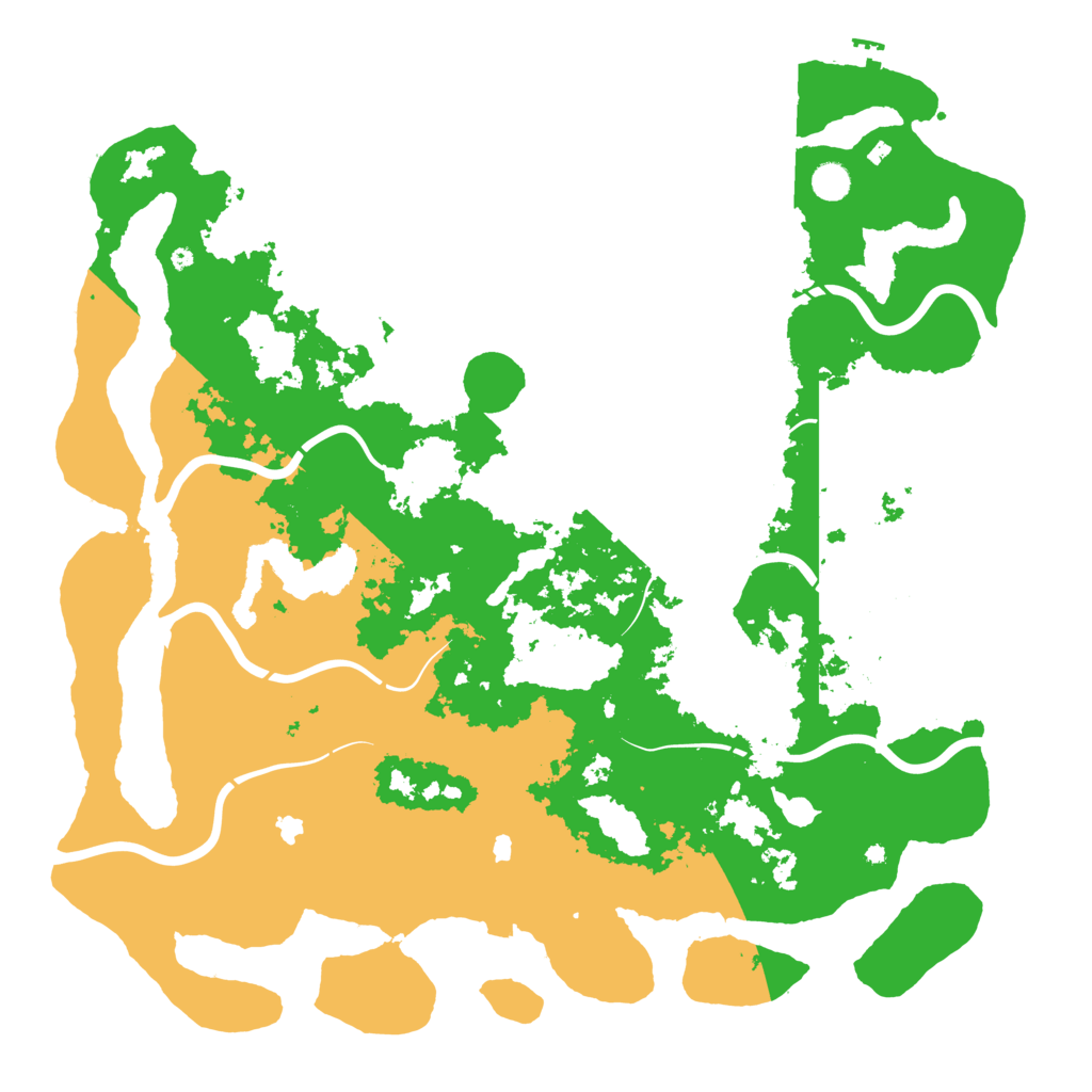 Biome Rust Map: Procedural Map, Size: 5000, Seed: 1672581816
