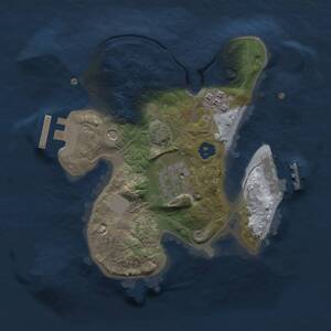 Thumbnail Rust Map: Procedural Map, Size: 2000, Seed: 870612821, 7 Monuments