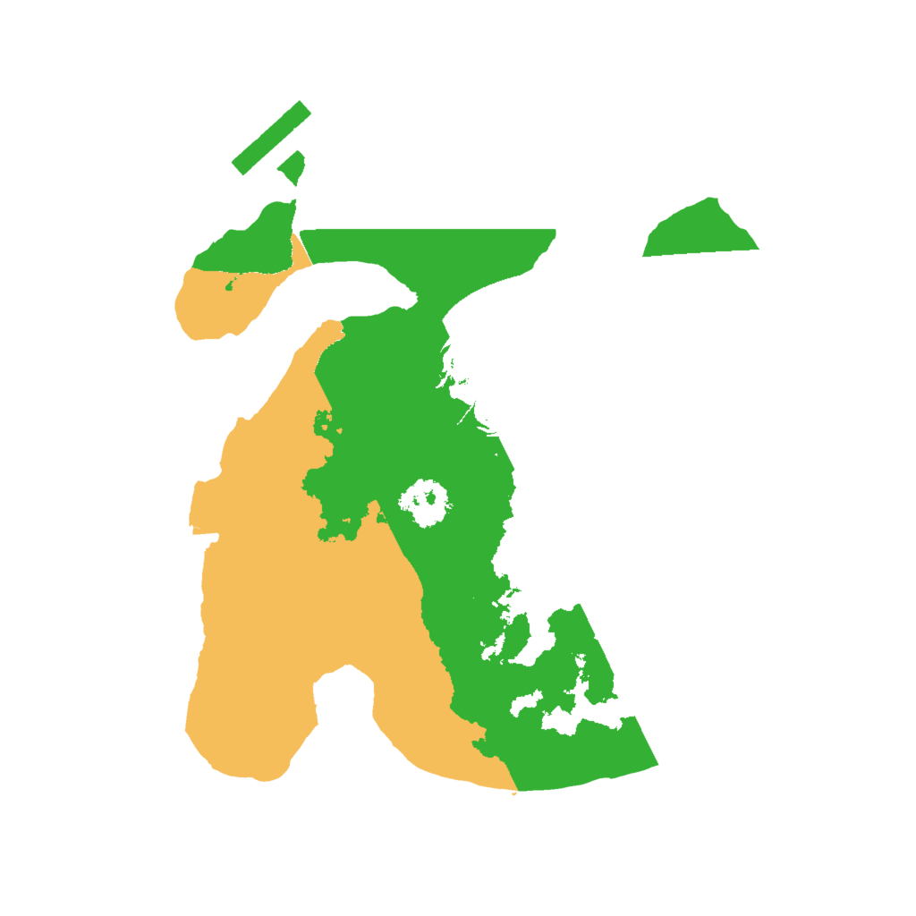 Biome Rust Map: Procedural Map, Size: 2000, Seed: 783778942
