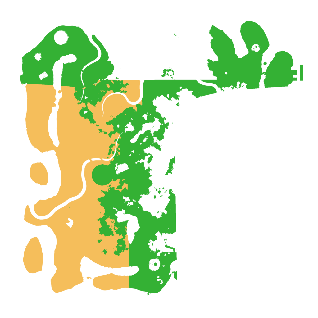 Biome Rust Map: Procedural Map, Size: 4000, Seed: 49760