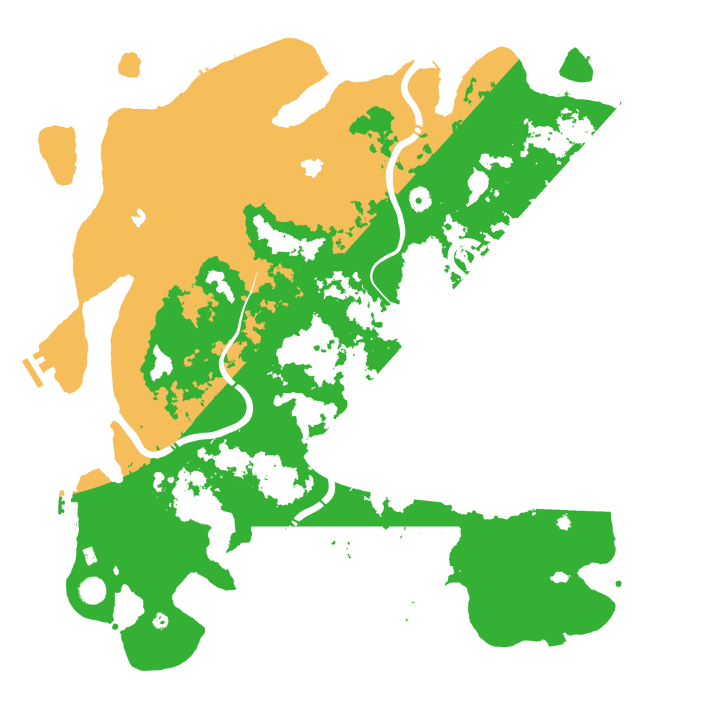 Biome Rust Map: Procedural Map, Size: 4500, Seed: 1727296343