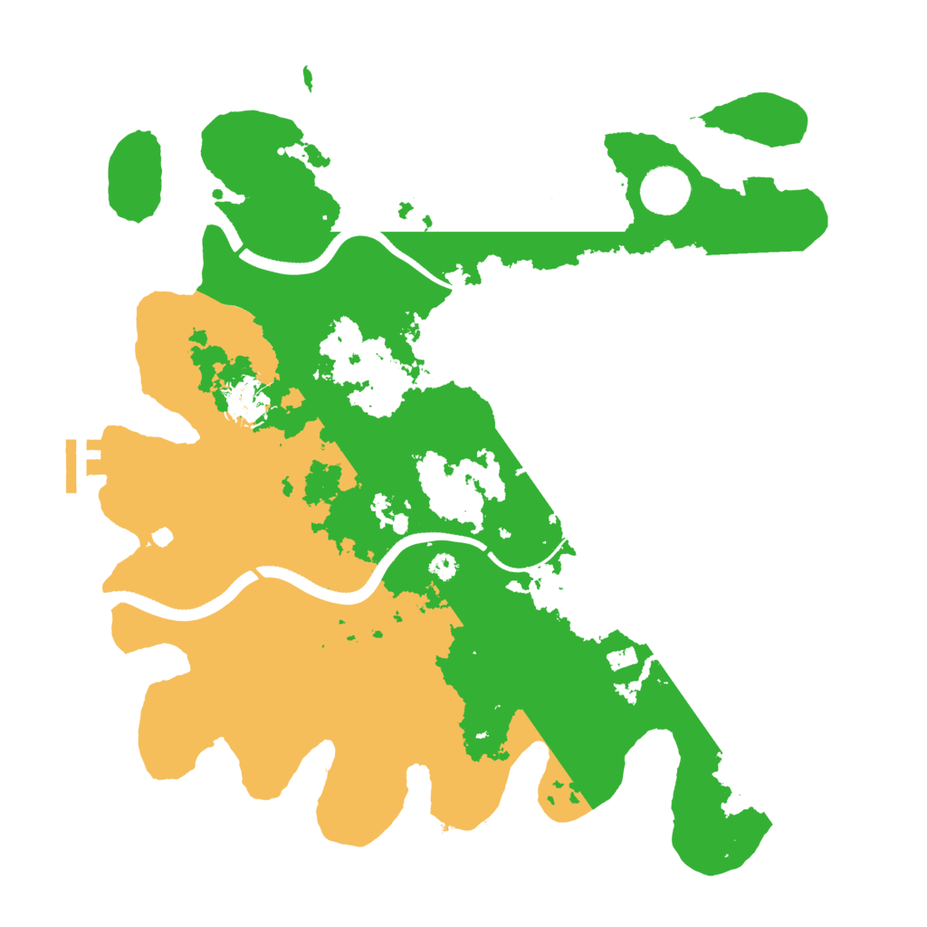 Biome Rust Map: Procedural Map, Size: 3500, Seed: 1581748587