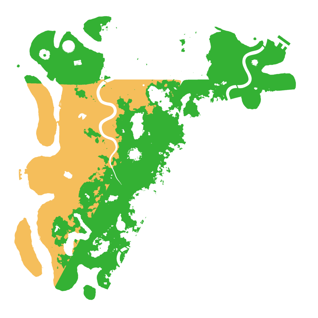 Biome Rust Map: Procedural Map, Size: 4500, Seed: 1476724441