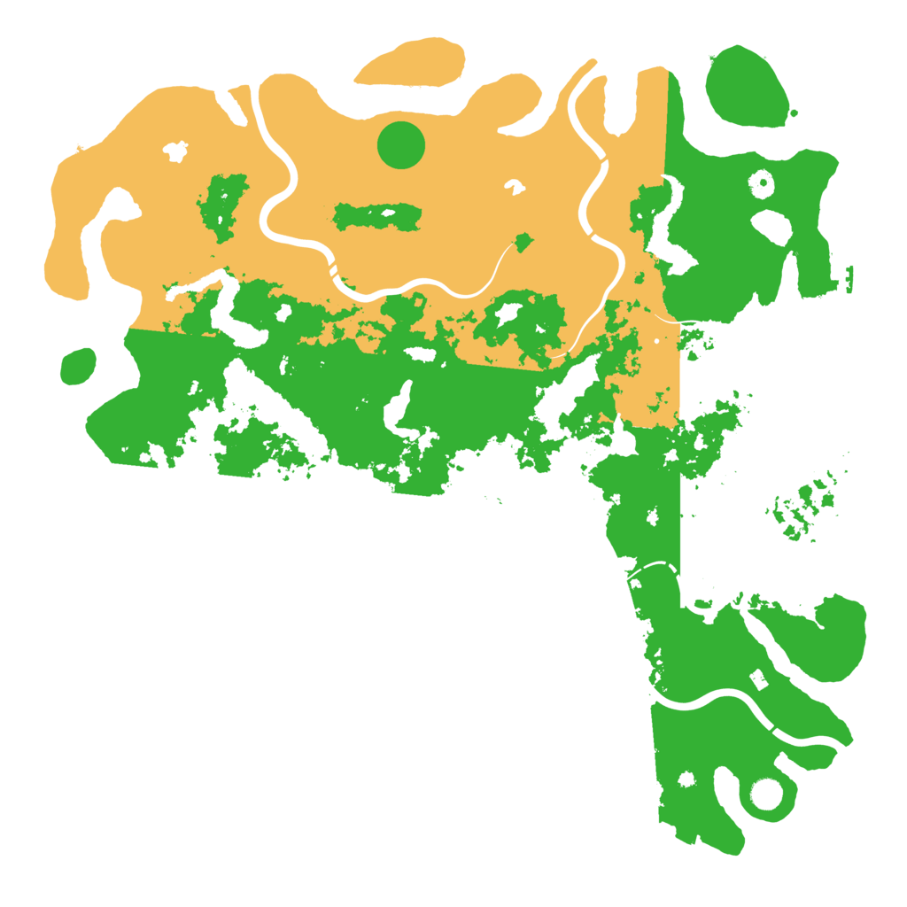 Biome Rust Map: Procedural Map, Size: 5000, Seed: 1408240677