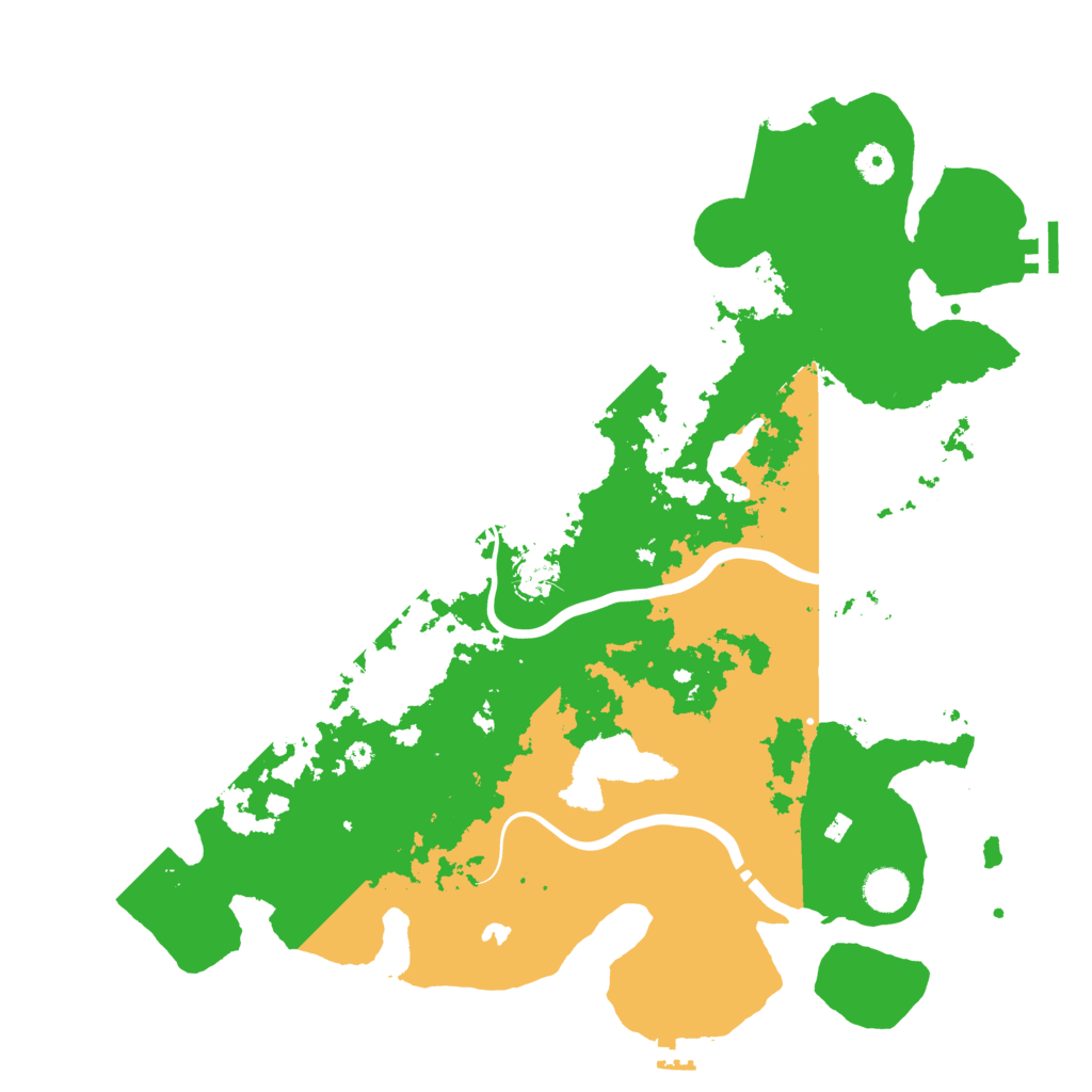 Biome Rust Map: Procedural Map, Size: 4250, Seed: 48956200