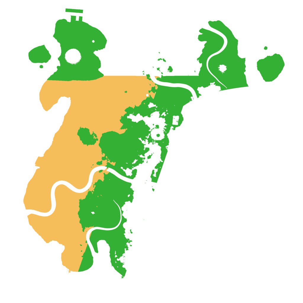 Biome Rust Map: Procedural Map, Size: 3500, Seed: 12375846