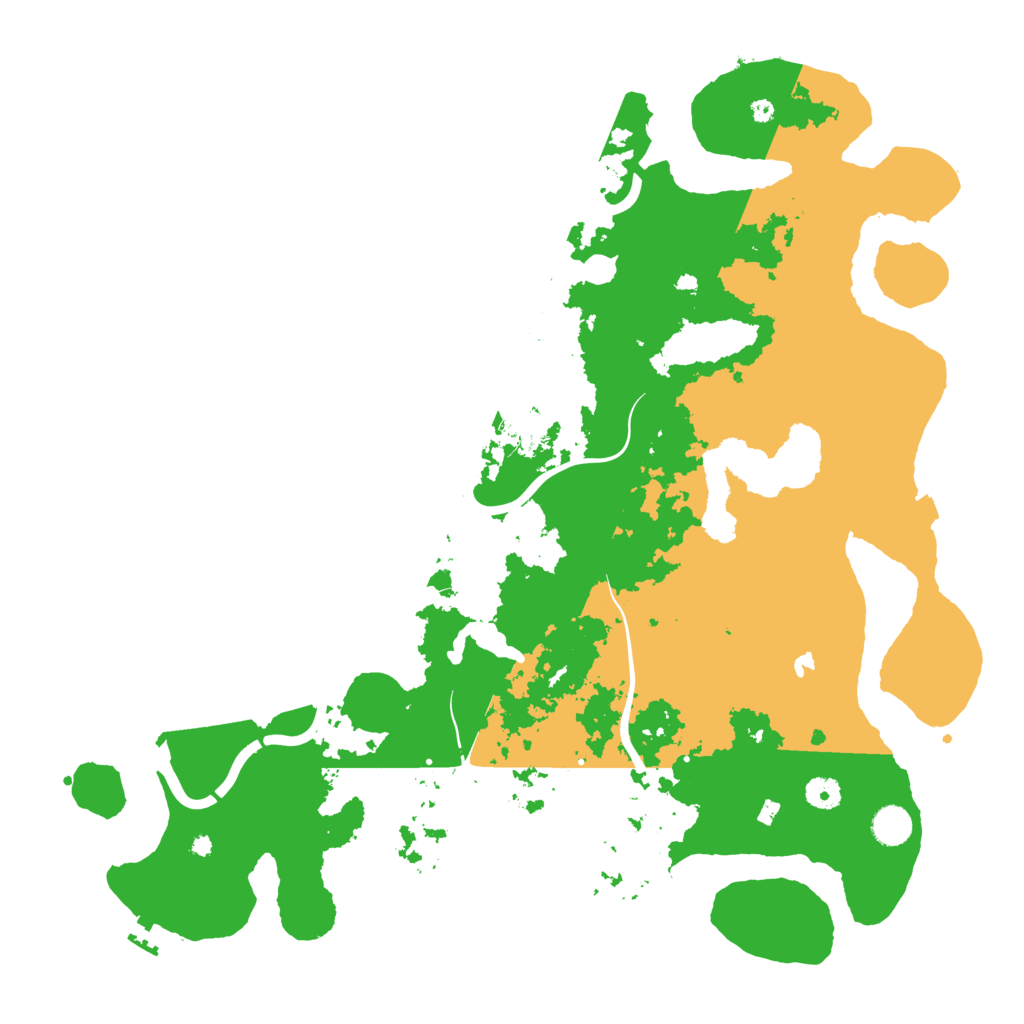 Biome Rust Map: Procedural Map, Size: 4500, Seed: 1997839315