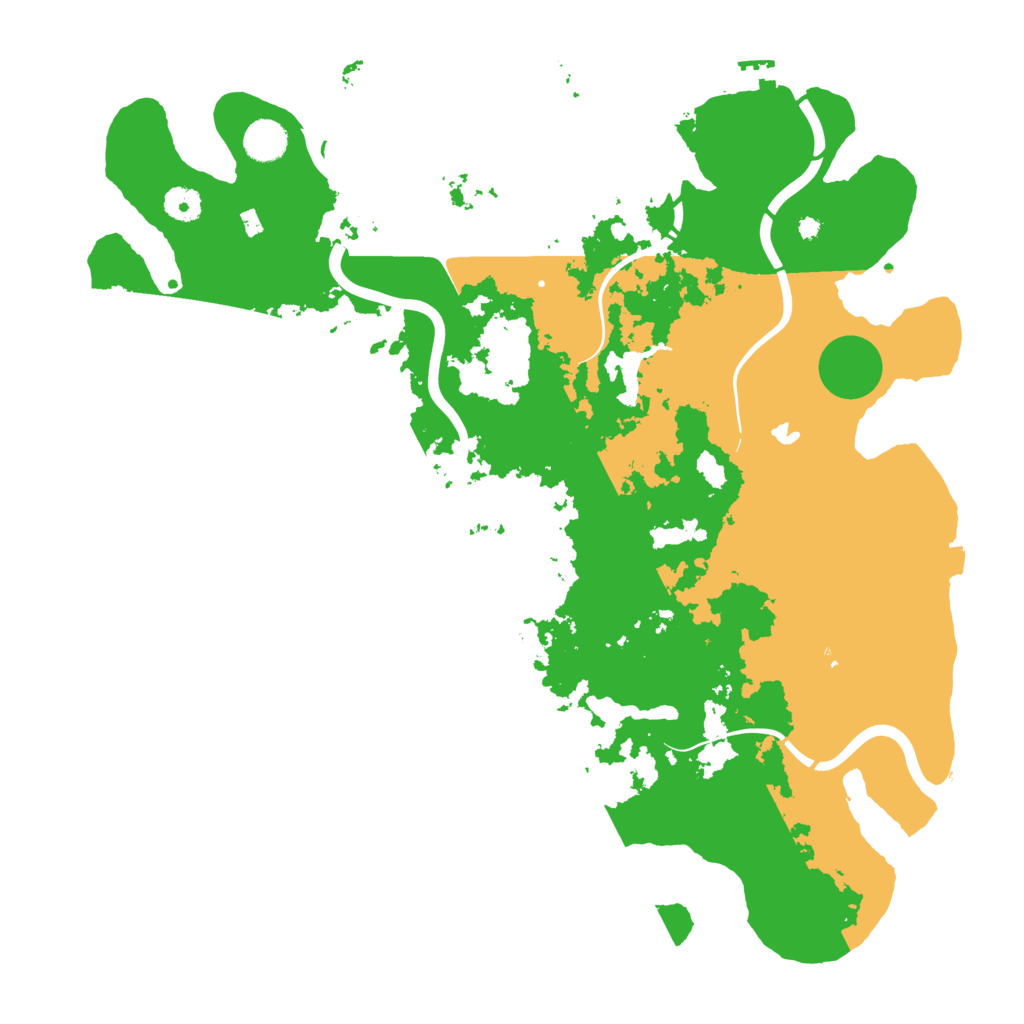 Biome Rust Map: Procedural Map, Size: 4250, Seed: 768394935