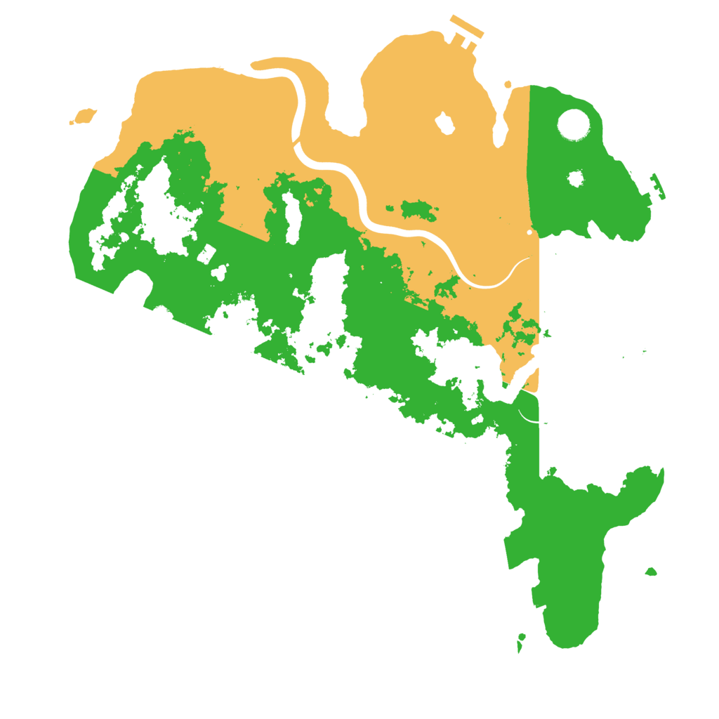 Biome Rust Map: Procedural Map, Size: 4000, Seed: 23450