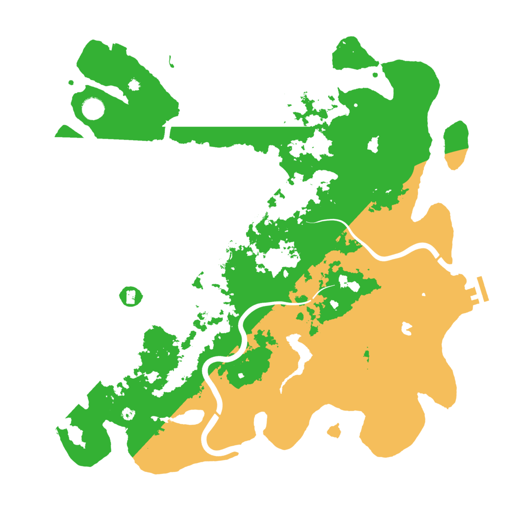 Biome Rust Map: Procedural Map, Size: 4000, Seed: 5151