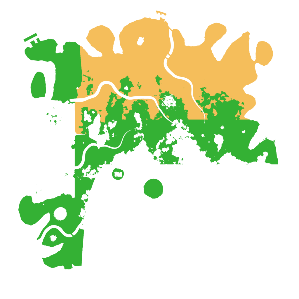 Biome Rust Map: Procedural Map, Size: 4250, Seed: 1374976248