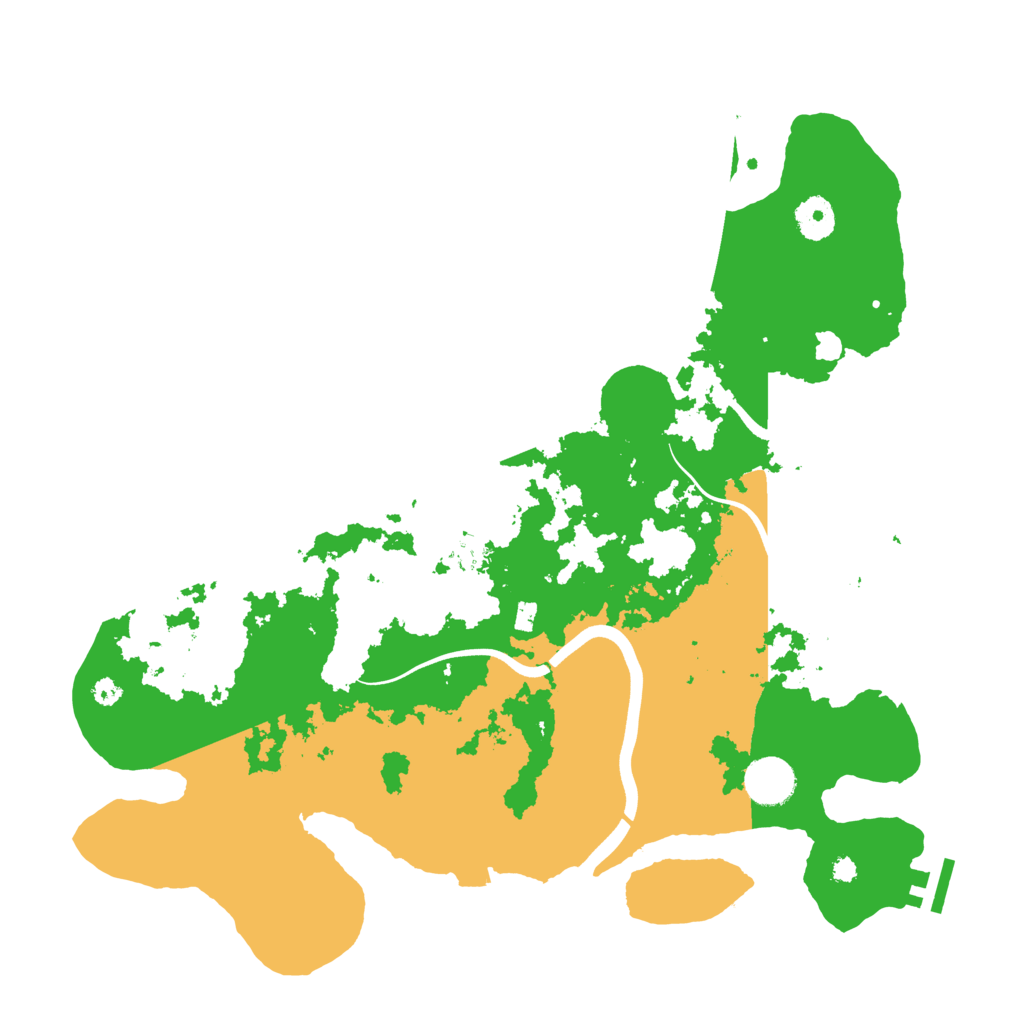 Biome Rust Map: Procedural Map, Size: 3750, Seed: 1264138439