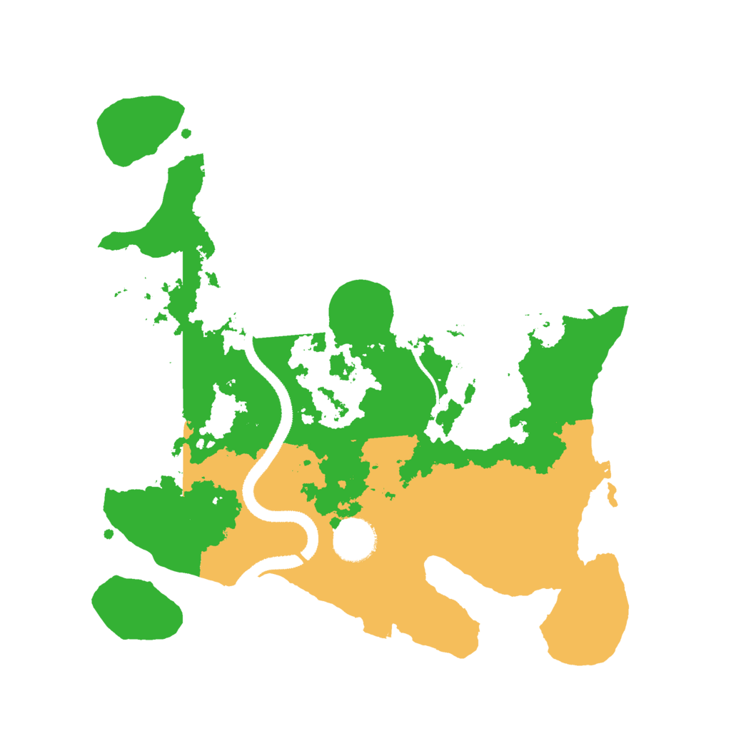 Biome Rust Map: Procedural Map, Size: 3000, Seed: 2479397