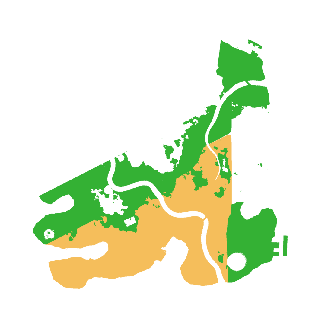 Biome Rust Map: Procedural Map, Size: 3000, Seed: 1263310119