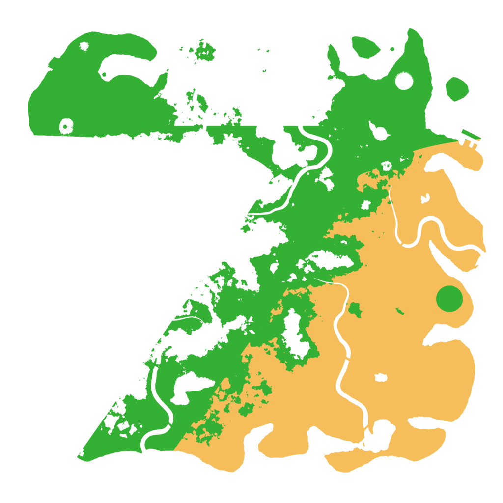 Biome Rust Map: Procedural Map, Size: 5000, Seed: 227732773