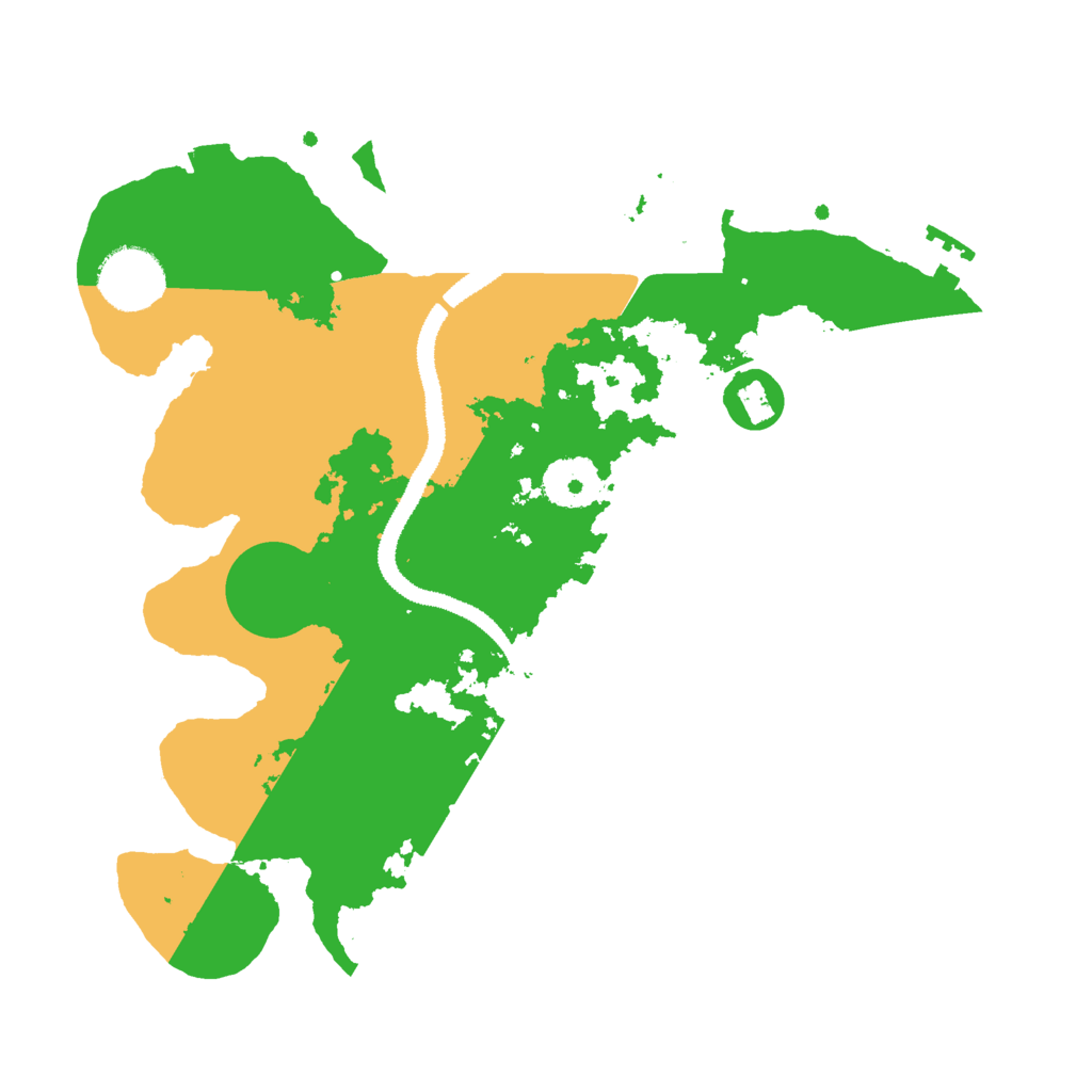 Biome Rust Map: Procedural Map, Size: 3000, Seed: 458868896