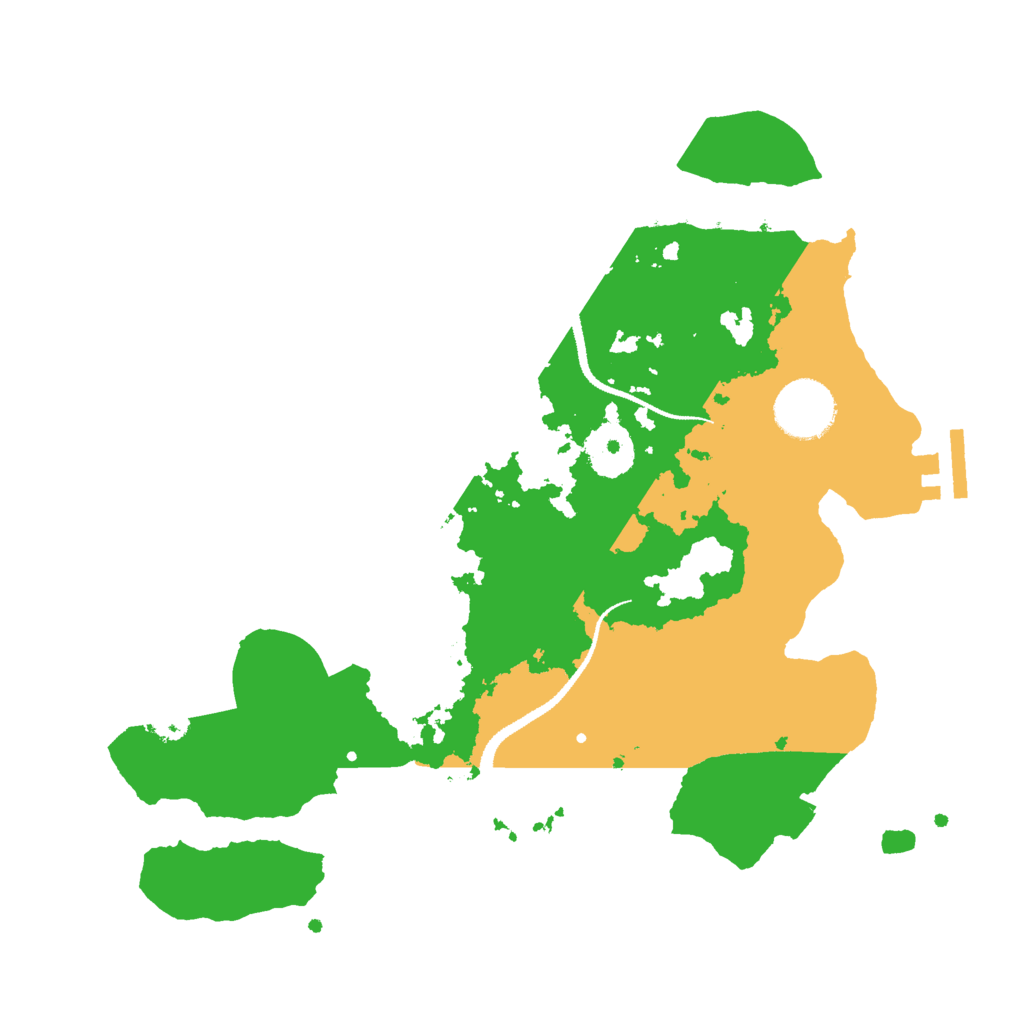 Biome Rust Map: Procedural Map, Size: 3000, Seed: 738221094