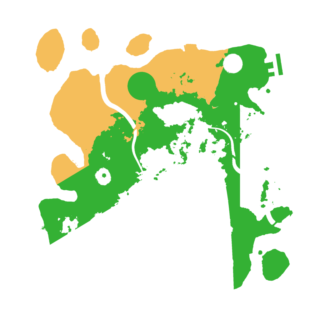 Biome Rust Map: Procedural Map, Size: 3000, Seed: 1596847960