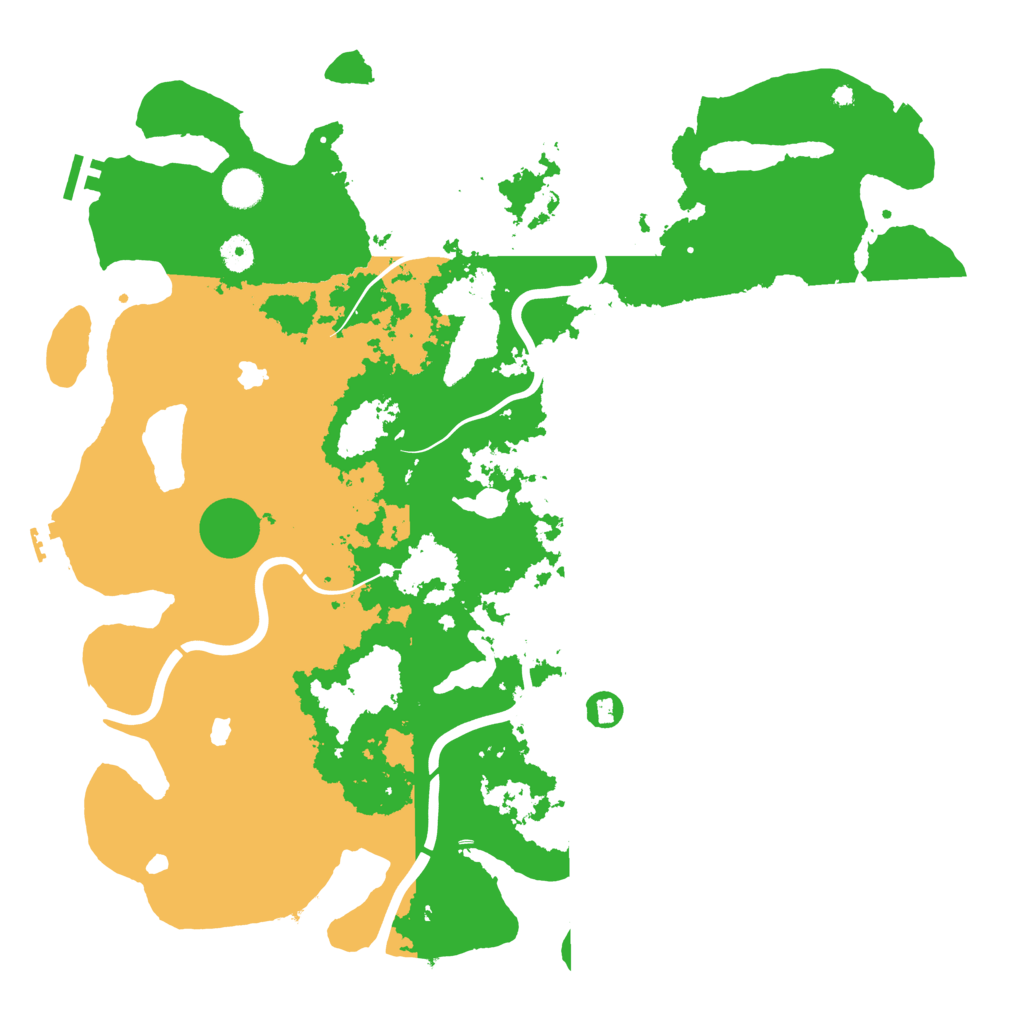 Biome Rust Map: Procedural Map, Size: 4500, Seed: 5841239