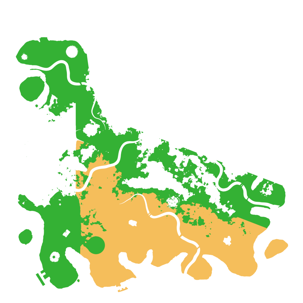 Biome Rust Map: Procedural Map, Size: 4500, Seed: 1309563483