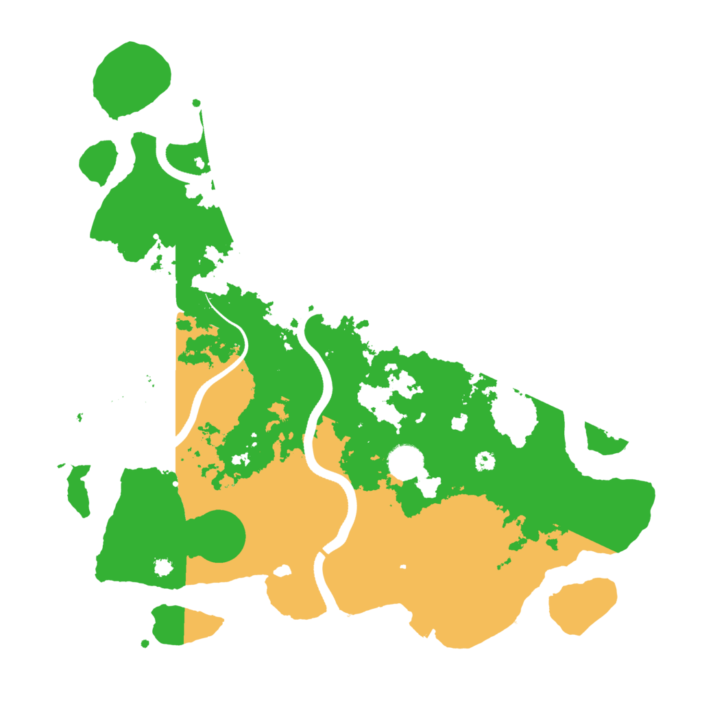 Biome Rust Map: Procedural Map, Size: 3500, Seed: 163210961