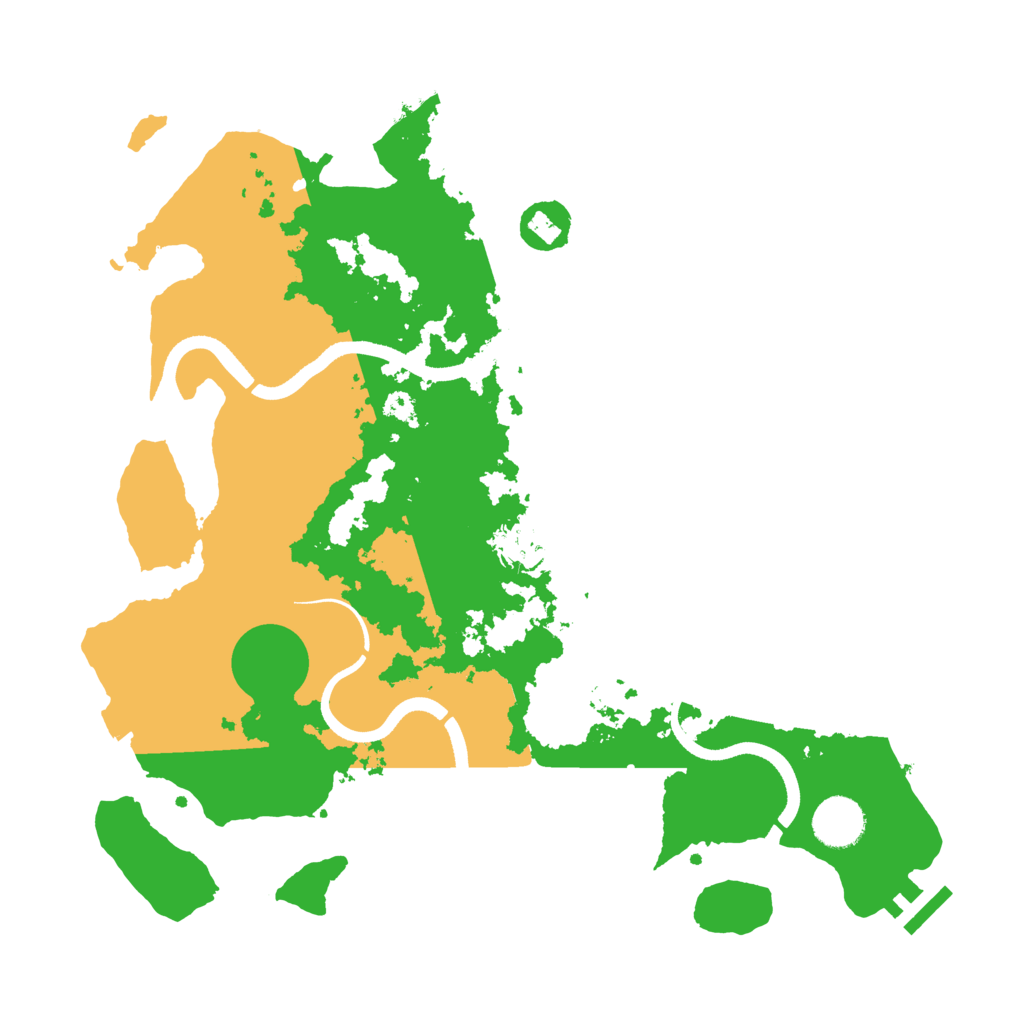 Biome Rust Map: Procedural Map, Size: 3500, Seed: 1115799334