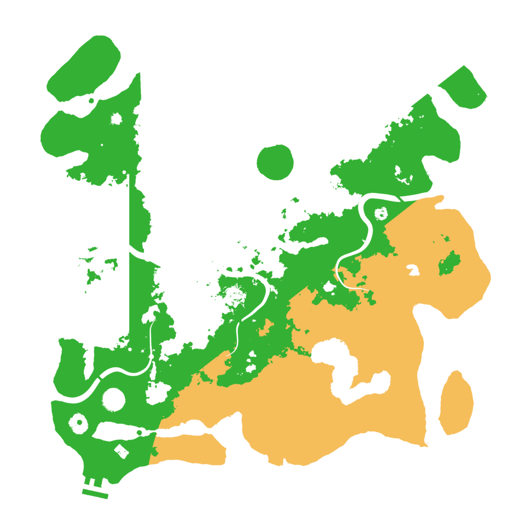 Biome Rust Map: Procedural Map, Size: 4000, Seed: 35962