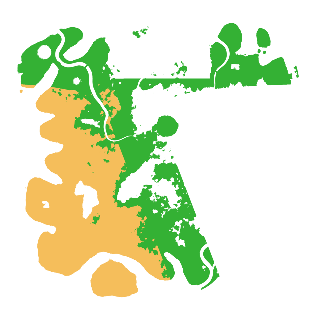 Biome Rust Map: Procedural Map, Size: 4000, Seed: 1203923320