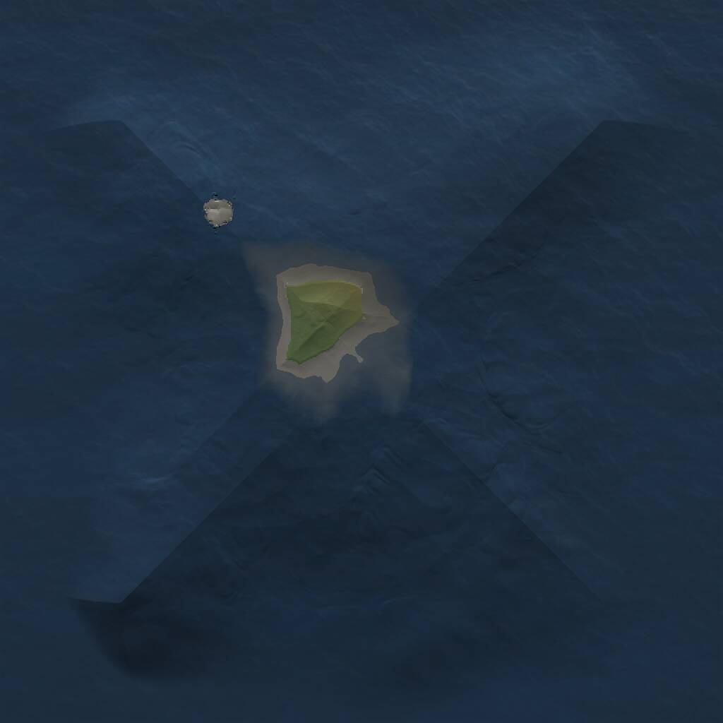 Rust Map: Procedural Map, Size: 1000, Seed: 572996081, 1 Monuments