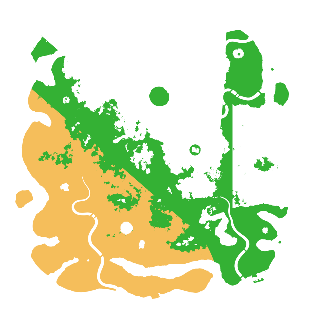 Biome Rust Map: Procedural Map, Size: 4500, Seed: 1617141570