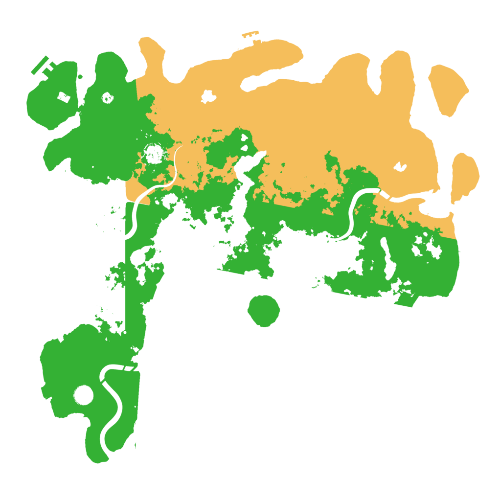 Biome Rust Map: Procedural Map, Size: 4500, Seed: 6789745