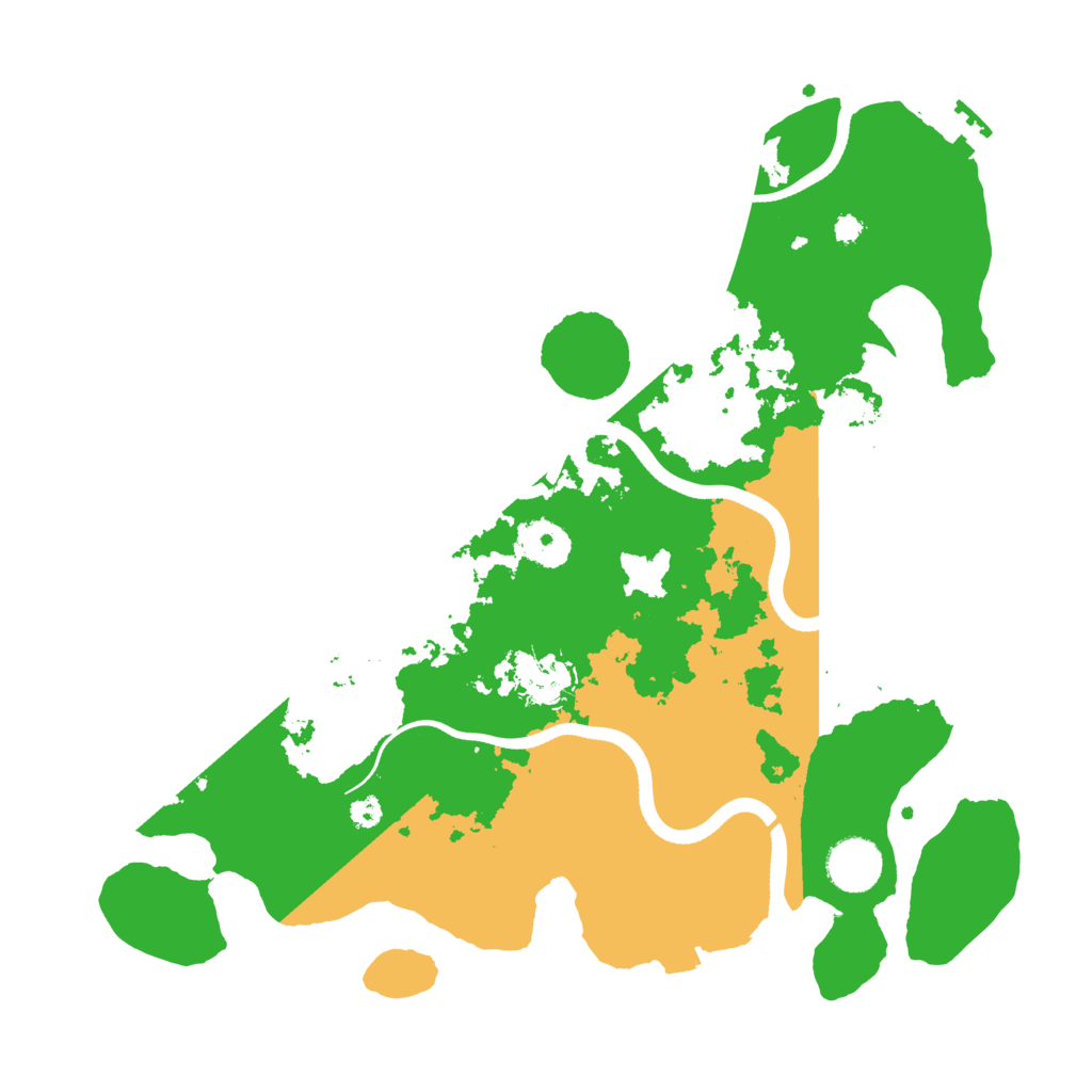 Biome Rust Map: Procedural Map, Size: 3500, Seed: 1917526069