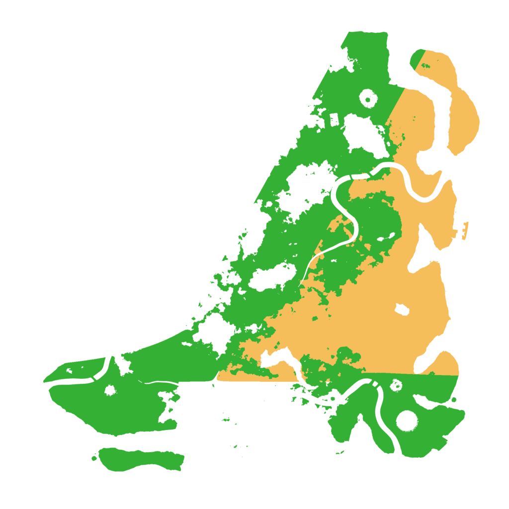Biome Rust Map: Procedural Map, Size: 4250, Seed: 354802510
