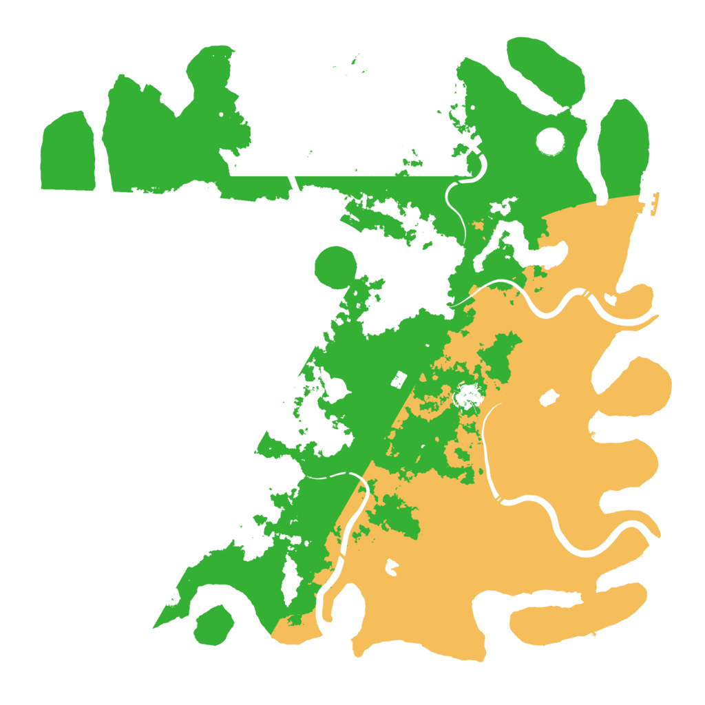 Biome Rust Map: Procedural Map, Size: 4500, Seed: 634213538