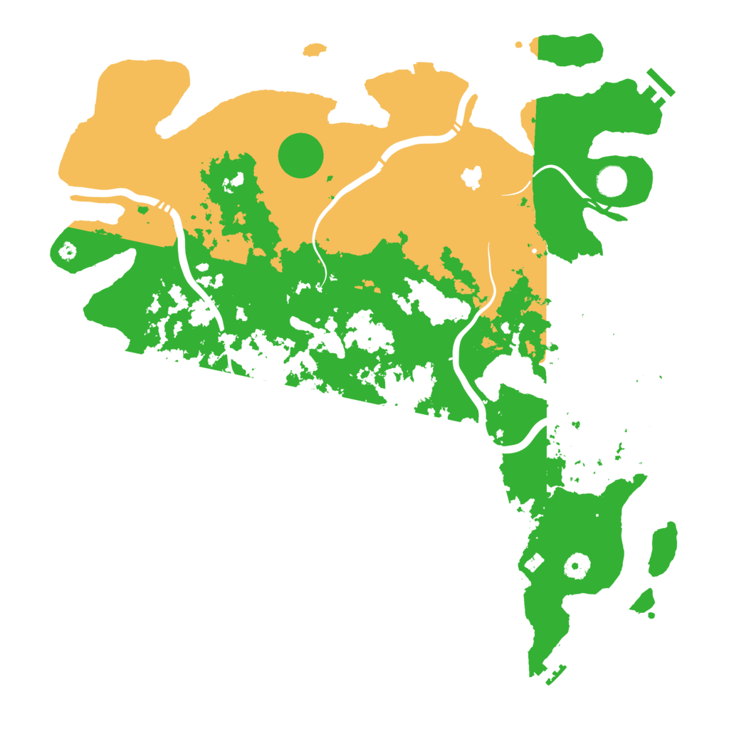 Biome Rust Map: Procedural Map, Size: 4250, Seed: 1922300529