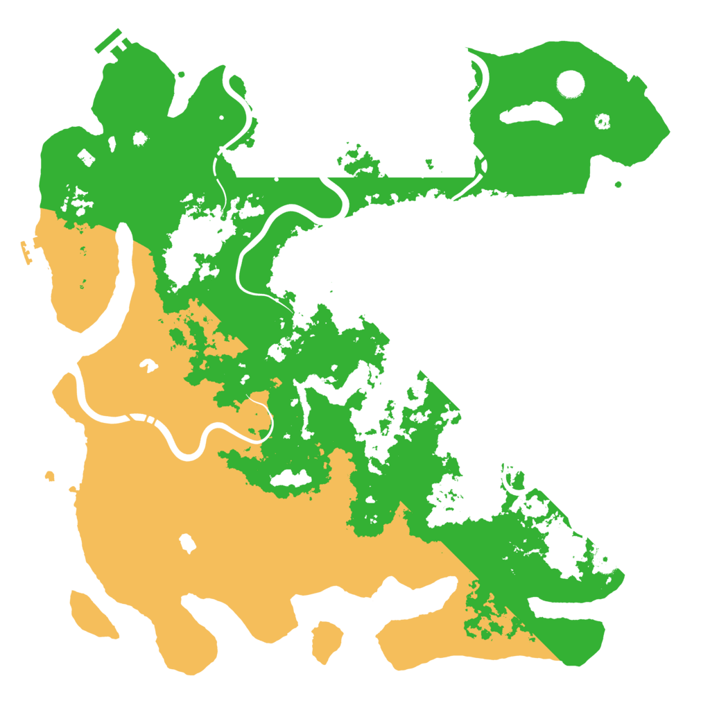 Biome Rust Map: Procedural Map, Size: 4500, Seed: 1239672