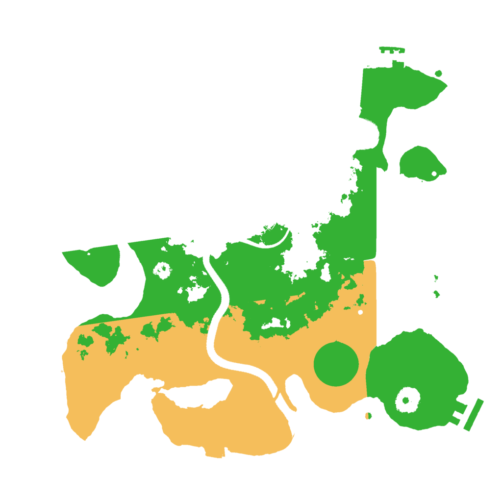Biome Rust Map: Procedural Map, Size: 3000, Seed: 281778677