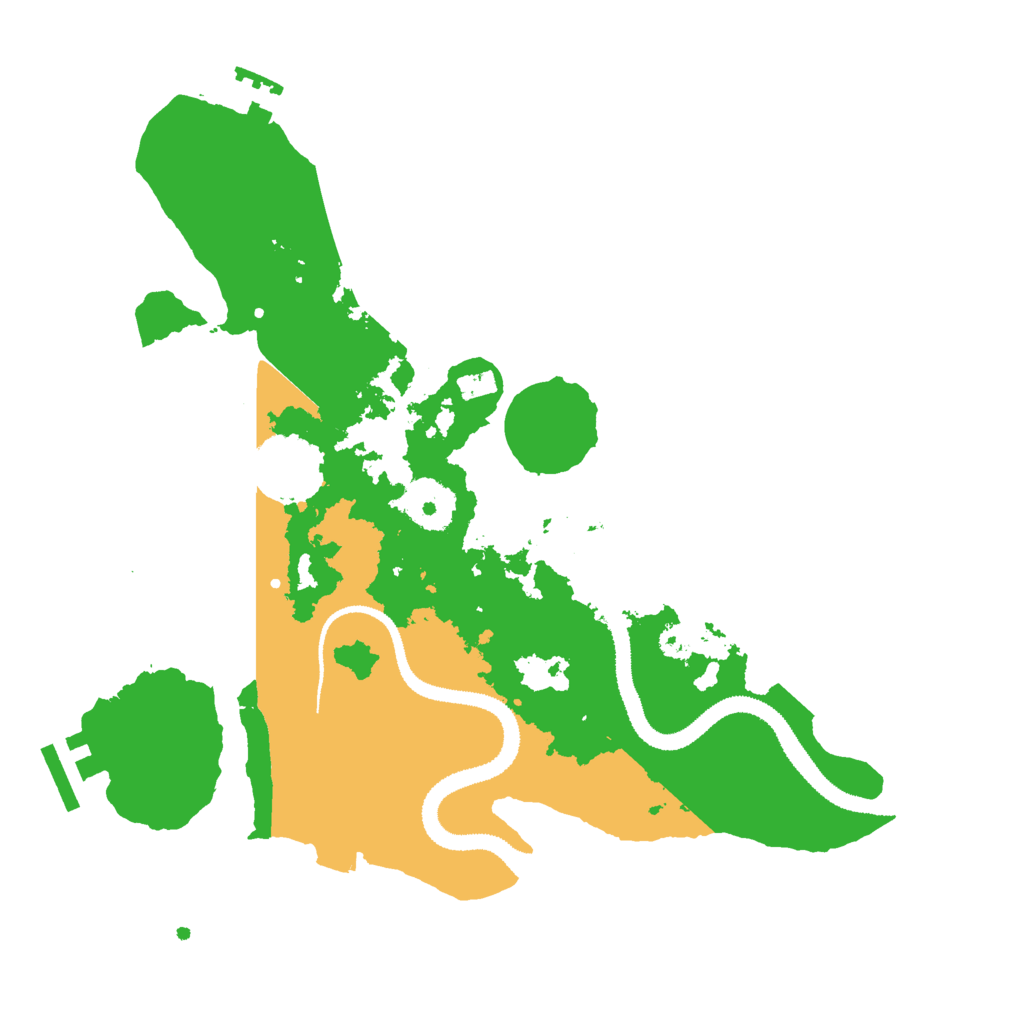 Biome Rust Map: Procedural Map, Size: 3000, Seed: 1319533216