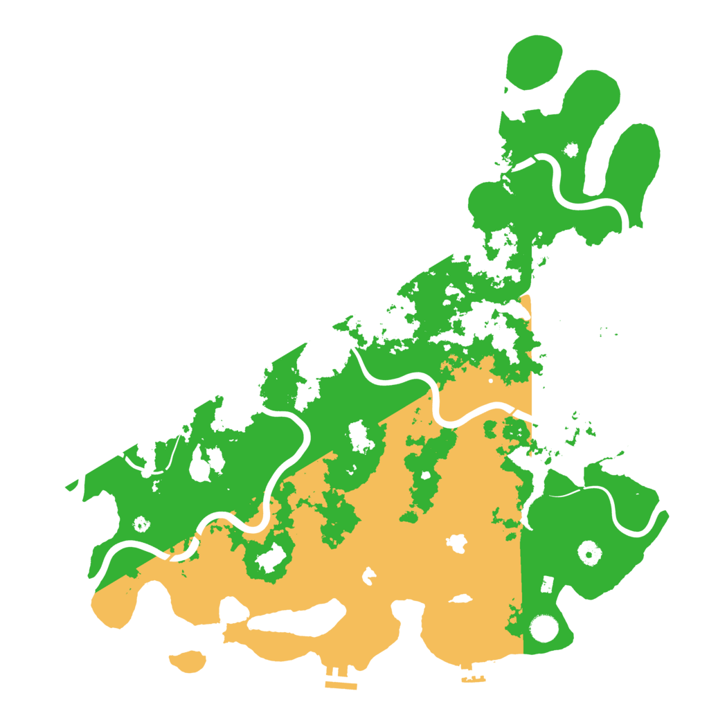 Biome Rust Map: Procedural Map, Size: 4500, Seed: 970864571
