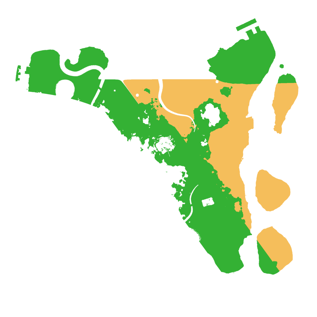 Biome Rust Map: Procedural Map, Size: 3000, Seed: 4653208