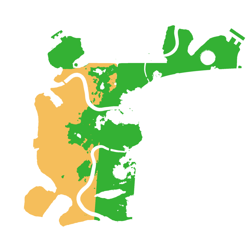 Biome Rust Map: Procedural Map, Size: 3000, Seed: 1832103318