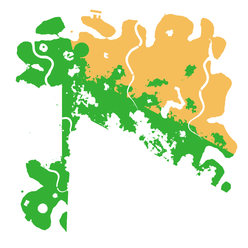 Biome Rust Map: Procedural Map, Size: 4500, Seed: 2066528