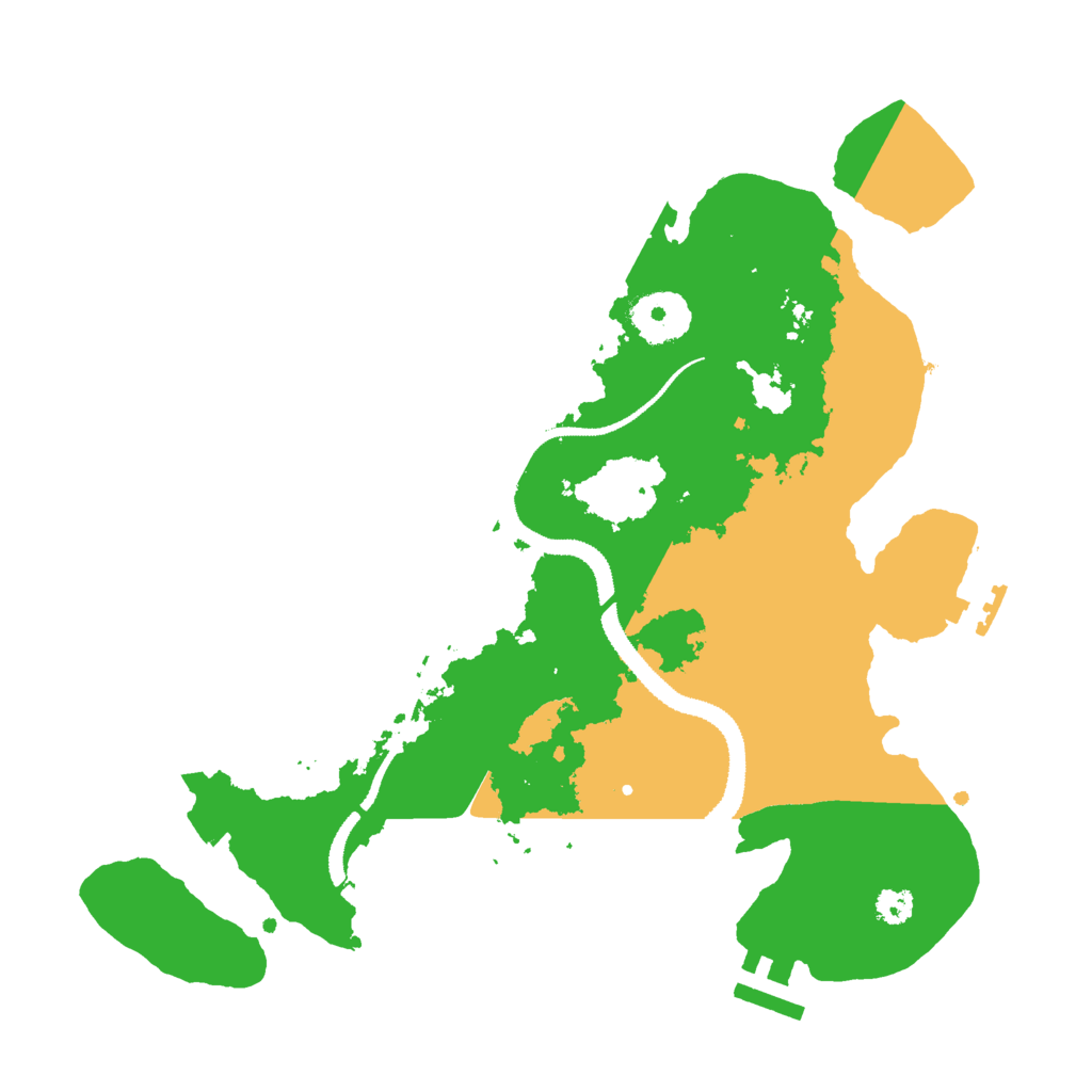 Biome Rust Map: Procedural Map, Size: 3000, Seed: 15424