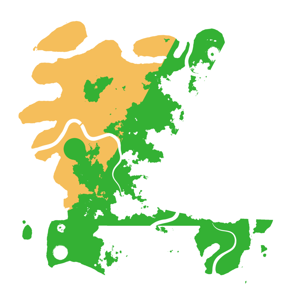 Biome Rust Map: Procedural Map, Size: 3650, Seed: 816769234