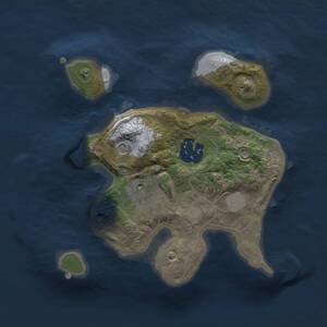 Thumbnail Rust Map: Procedural Map, Size: 2000, Seed: 314528270, 4 Monuments
